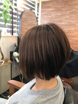 ソア フォー ヘアー(Soi for hair)&nbsp;小顔ナチュラルストレート×前上がりマッシュショート