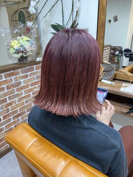 リアンドットエフ(LIEN.f) 切りっぱなしボブ