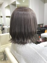 ユーフォリア 新宿店(Euphoria)&nbsp;ぷつっと外ハネボブ　ミルクティーグレージュ　20代