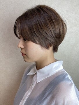 キュオンシア(CUEON. ciea) ハンサムショート×ヌーディーベージュ