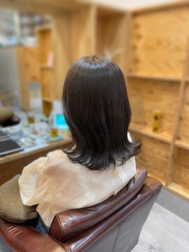 アドラーブル 長岡新保店(adorable) 【くびれミディアム】グレージュカラー20代30代