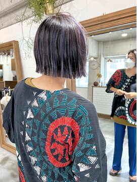 ランプ(Lamp) 切りっぱなしボブ 刈り上げボブ