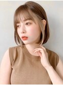 デジタルパーマレイヤーカットふんわりカールミストバング
