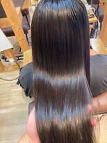 グランバイ アトリエドングリ(Grand × AtlierDonguri)&nbsp;髪質改善　ビフォーアフター　その544（カーキグレイ）