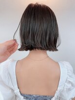 サンド 鹿児島中央(sand)&nbsp;黒髪/グレーベージュ/レイヤーロング/前髪パーマ[鹿児島駅]