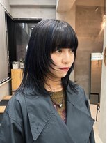 テトヘアー(teto hair)&nbsp;寒色ミディアムウルフレイヤーハイライト