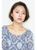 丸みのある簡単スタイリングボブ