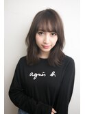 レイヤーカット インナーカラー 髪質改善 ハイライト 韓国