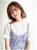 イヤリングカラーがポイント♪ニュアンスボブパーマ・・・HINATA