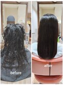 【美髪縮毛矯正】シルクストレート　艶髪