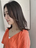 キャンバス バイ ネオリーブ 横浜西口(Canvas by neo.)&nbsp;ミディアムレイヤー ミディアムヘア 顔周り レイヤーカット 横浜