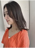 ミディアムレイヤー ミディアムヘア 顔周り レイヤーカット 横浜