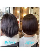 ラック 辻堂(LUCK) 白髪染めはがしで肌色もトーンUP!