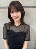 イメチェン前髪小顔こなれミディ_表参道/青山