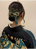 成人式タイトシニヨン