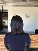 大人かわいいくびレイヤー髪質改善ケア春色カラー ブラウン#5