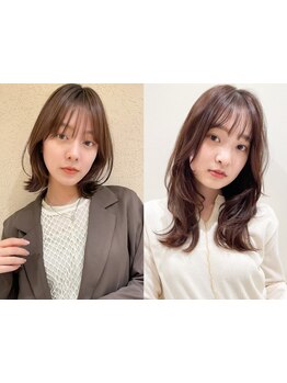 [韓国風前髪/顔周りカット\2200]抜け感×大人可愛い韓国風の顔周り♪小顔見せも◎[顔周りレイヤー/新宿]