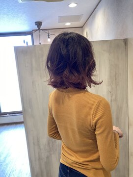 ヘアーリゾートガーデン 南林間店(Hair Resort Garden) チェリーブラウン/エンドカラー
