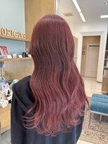 オリジン サロン(THE ORIGIN'S SALON)&nbsp;ブリーチなしダブルカラーでできるピンクカラー