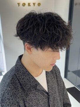 オーシャントーキョー(OCEAN TOKYO) 波巻きパーマメンズツイストスパイラルパーマツーブロック