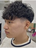 MEN’S HAIR/波巻ツイストスパイラル/フェザーパーマ/錦糸町