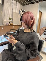 リジョイスヘア レイ(REJOICE hair Lei)&nbsp;ピンクベージュ×エンドカラーブラック