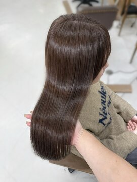 ハピネス 梅田茶屋町店(HAPPINESS) 韓国風/レイヤーカット/顔周り/顔まわり/髪質改善/ベージュ