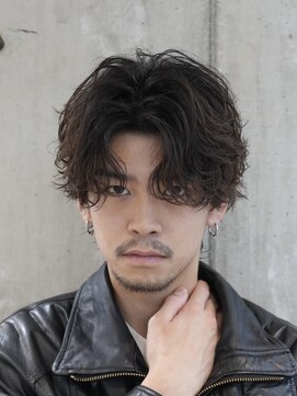 フィフスパーク(fifth PARK) 渋谷シャドウパーマ波巻きスパイラル束感fifth色気メンズカット