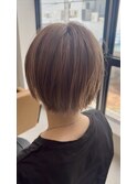 首すじスッキリ×ショートレイヤー