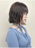 *ふわふわボブ大人ボブパーマゆるふわパーマニュアンスパーマ