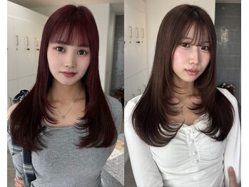 レノ 直江店(RENO)の写真/【小顔見せカット】一人一人の骨格を見極め、髪質に合わせたカットで、似合わせスタイルを実現♪