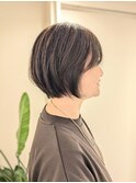 丸みショート/白髪ぼかしハイライト/40代/50代/60代/金沢八景