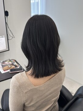 クロス ツー(COROSS2) ミィディアム切りっぱなし/グレージュ/赤み消しカラー