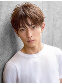 MEN’S/リバースセンターパート/ニュアンスパーマ