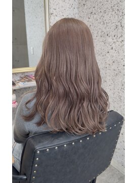 ラニヘアサロン(lani hair salon) ミルクティーグレージュ/透け感カラー/ブラウンカラー/ブリーチ/