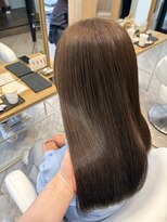 アヴァンス 広島本通店(AVANCE.) 着物ヘア/ダークアッシュ/ミディアムレイヤーカット/広島