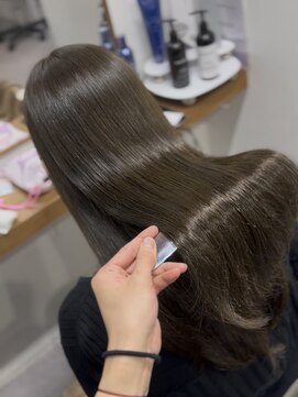 ファーストステップ 表参道(FIRST STEP) ブリーチなし髪質改善ツヤカラー/髪質改善カラー/トリートメント