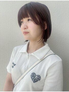 モリオ フロム ロンドン サッポロファクトリー店(morio FROM LONDON) morio 札幌　ピンクブラウン×ボブ