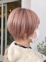ヘアーメイクサロン プラスチッタ(hair make salon plus citta')&nbsp;ピンクベージュ×ショートヘア