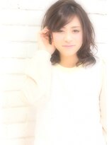 ザッツ 平井店(ZA'S) 大人可愛い無造作パーマ×ヌードアッシュブラウン