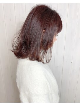 リヴ オオサカ(LIV OSAKA) 【 LIV OSAKA 】ピンクラベンダー_外ハネ_イルミナカラー