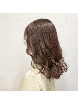 シェノン 西梅田(CHAINON) 大人かわいい/美髪/こなれミディ/くびれヘア/くすみカラー