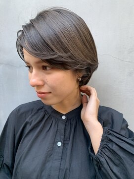 シー バイ ロンド 新宿(Sea by Lond) 【福島泰】大人ショートヘアとカーキフォギーベージュ♪新宿