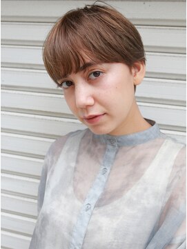 ラボ(Ravo) [Ravo]＊ベージュカラー×マッシュショート＊