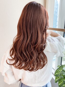 シルクレイ 吉祥寺店(Silk-lei) ハイライト×ピンクベージュのセミウェットウェーブ/Silk-lei