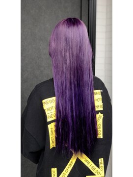 ハコ(ha co) ケアブリーチ　パープルグラデーション