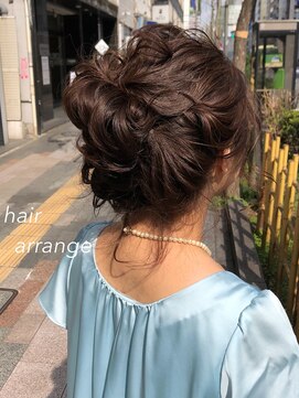 アールプラスヘアサロン(ar+ hair salon) お呼ばれアレンジ