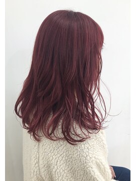 リフトバイマグ 松本駅前店(lift by mag) 透明感カラー★ダブルカラーブリーチピンクブラウン