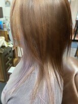 ヘアーデザイン マハロ(hair design MAHALO) インナーカラー　パープル　ロング