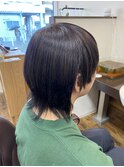 ラベンダーカラーアッシュグレージュマットバイオレットブルー